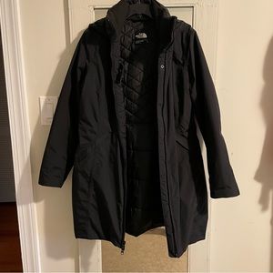 North Face Long Parka Jacket